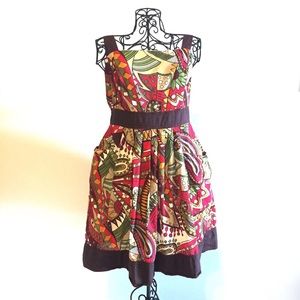 Sale. AGB multicolor cotton dress